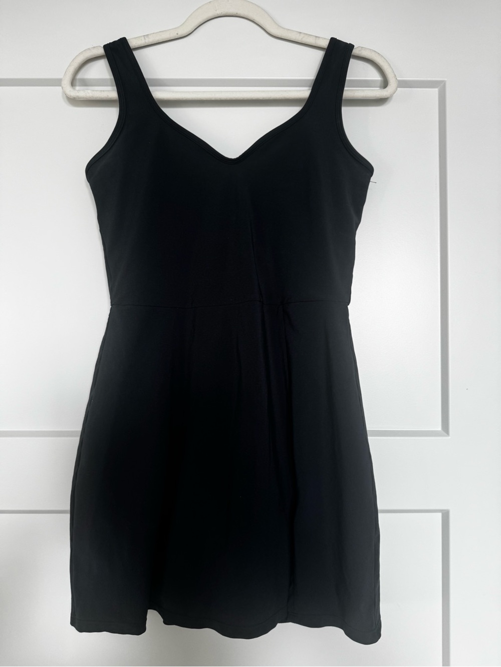 A&F Black Athleisure Active Mini Dress Sleeveless